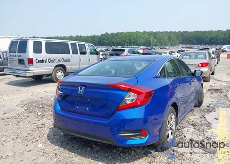 2016 Honda Civic Lx from USA, damaged, VIN 19XFC2F54GE084874